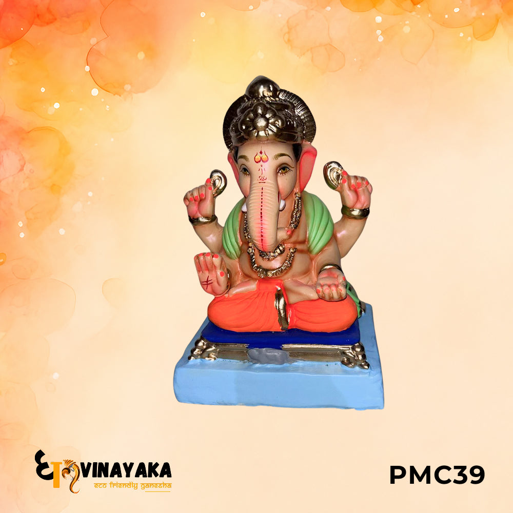 PMC39 - 10 Inch Eco Friendly Ganesha Idol