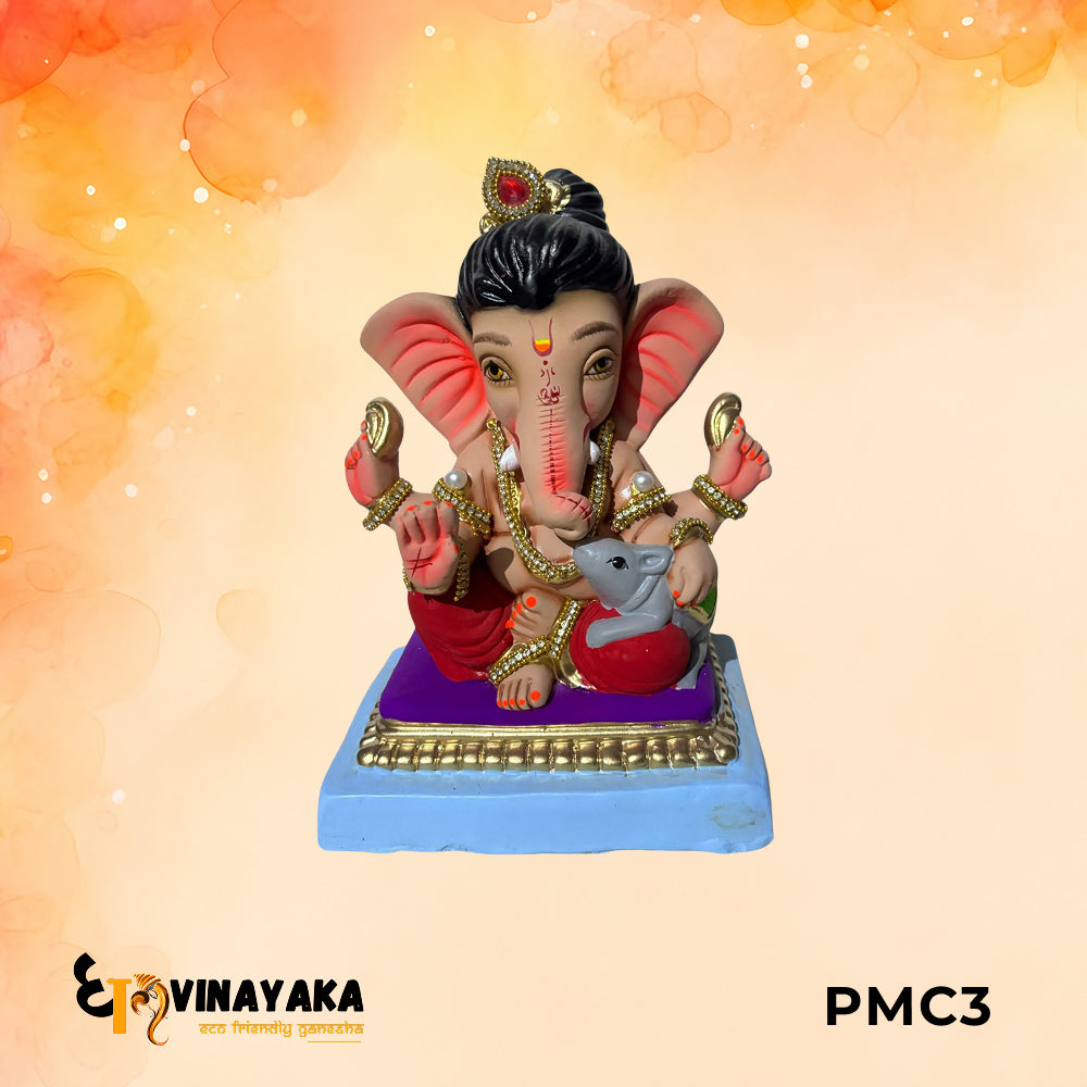 PMC3 - 10 Inch Eco Friendly Ganesha Idol
