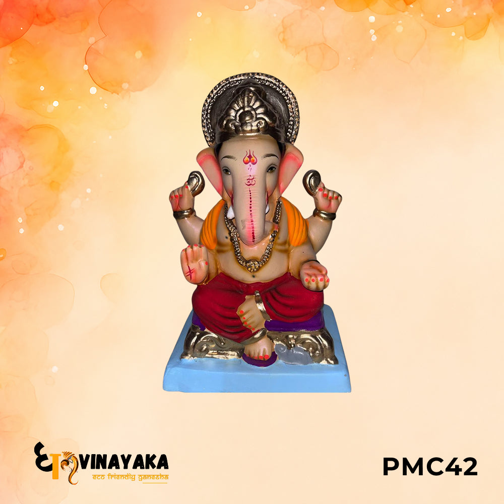 PMC42 - 10 Inch Eco Friendly Ganesha Idol