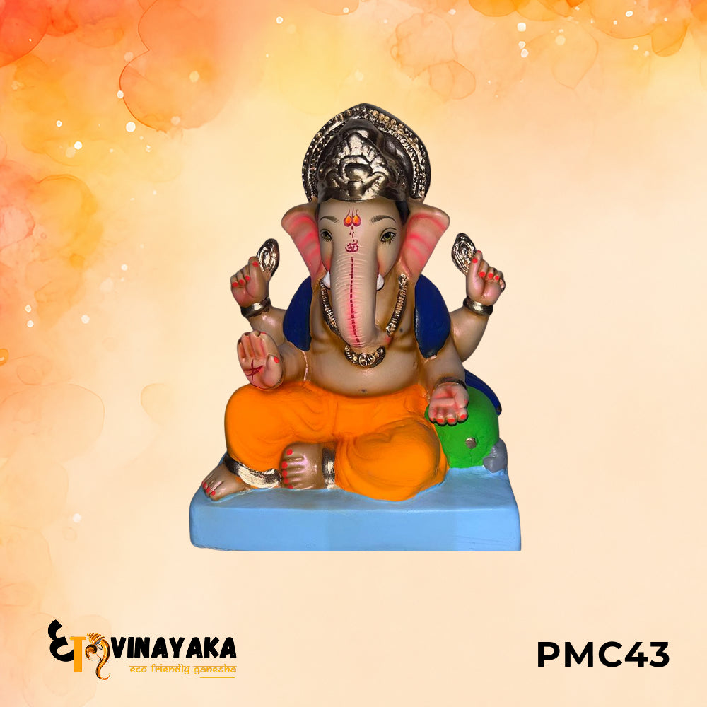 PMC43 - 10 Inch Eco Friendly Ganesha Idol