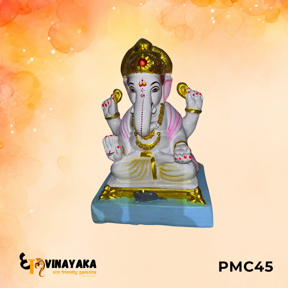PMC45 - 10 Inch Eco Friendly Ganesha Idol