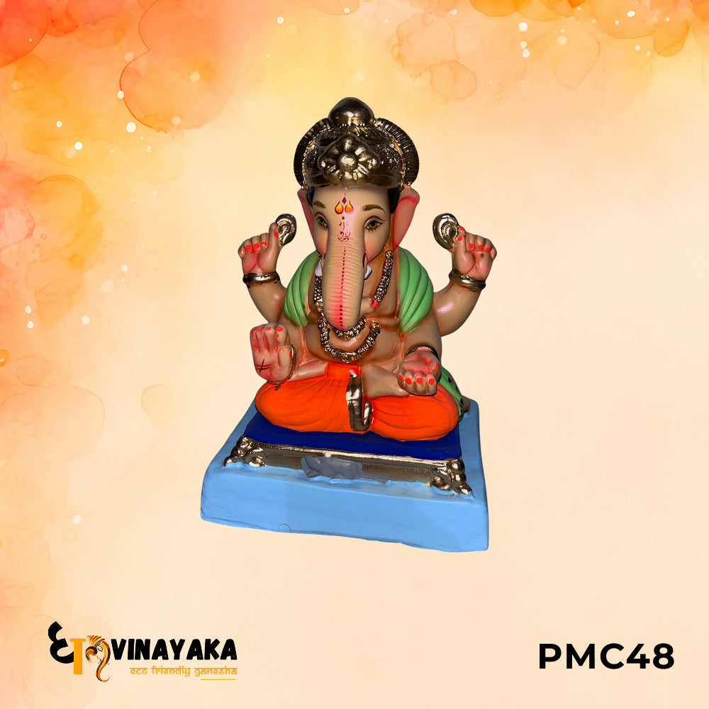PMC48 - 10 Inch Eco Friendly Ganesha Idol
