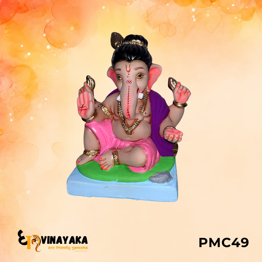PMC49 - 10 Inch Eco Friendly Ganesha Idol