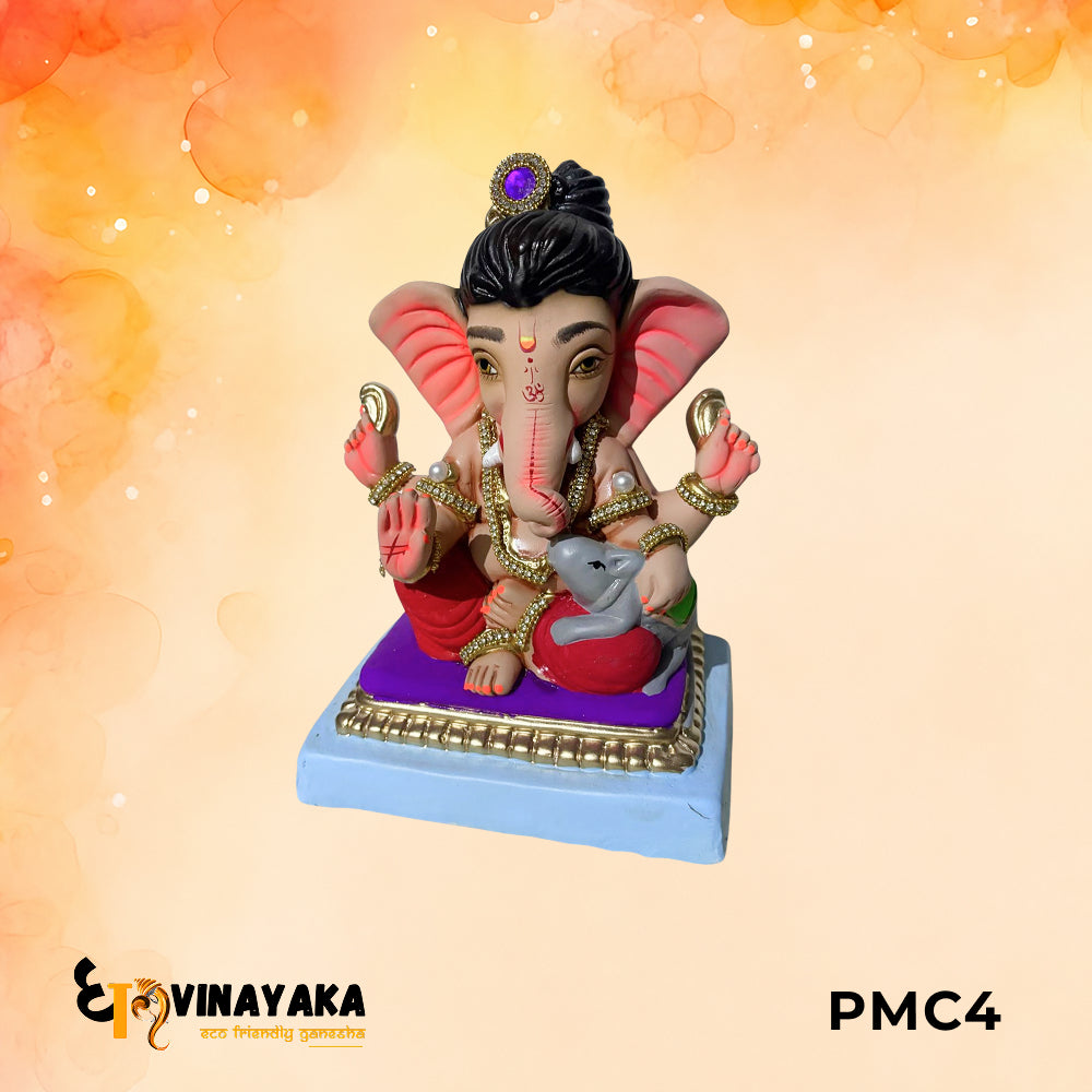 PMC4 - 10 Inch Eco Friendly Ganesha Idol