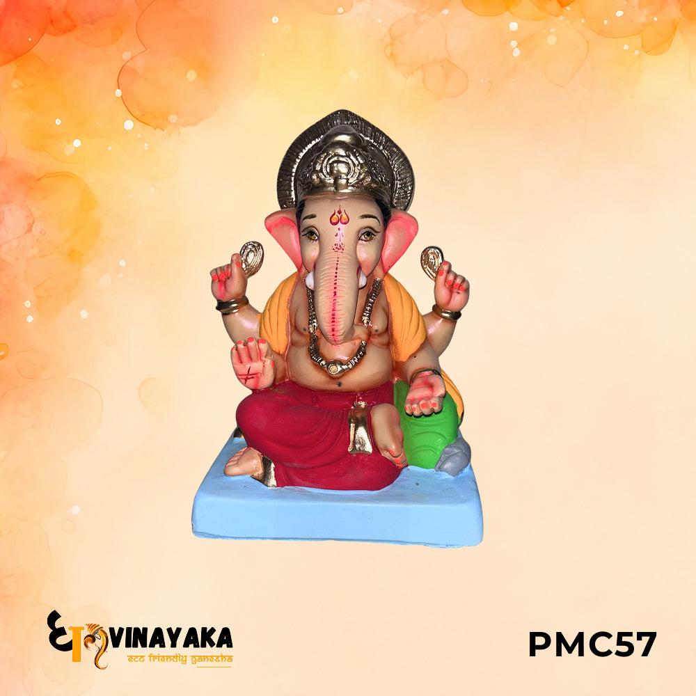 PMC57 - 10 Inch Eco Friendly Ganesha Idol