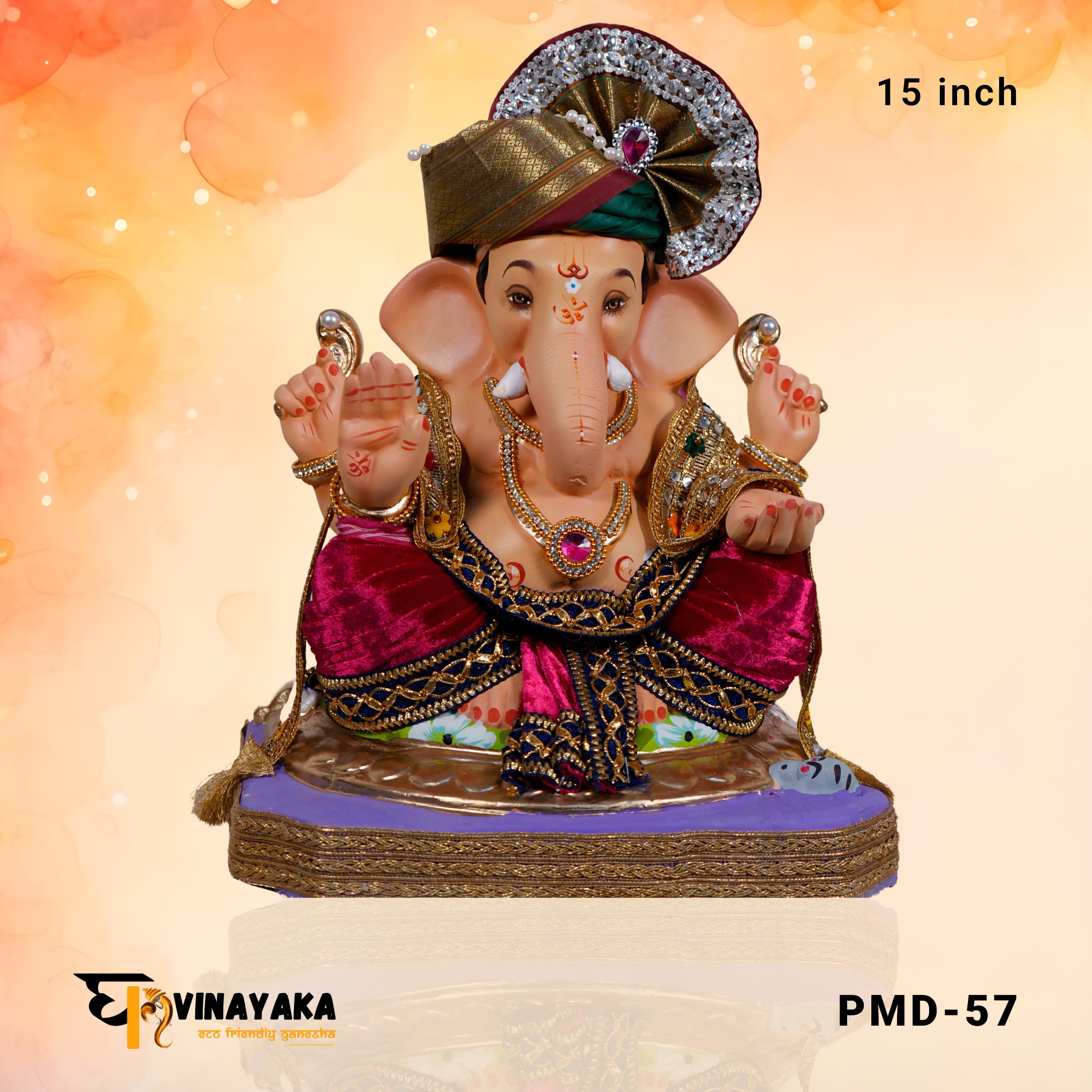PM032-1 15-Inch (Eco friendly Ganesha)