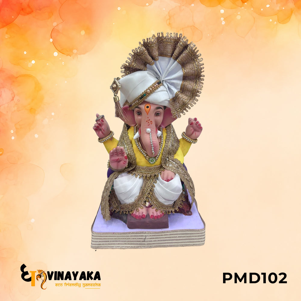 PMD102 - 12 Inch Eco Friendly Ganesha Idol