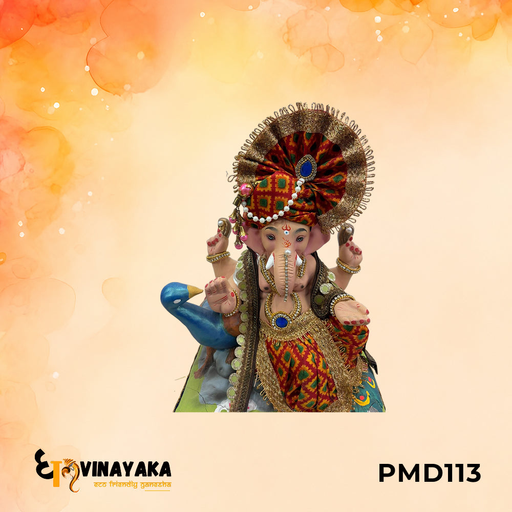 PMD113 - 12 Inch Eco Friendly Ganesha Idol