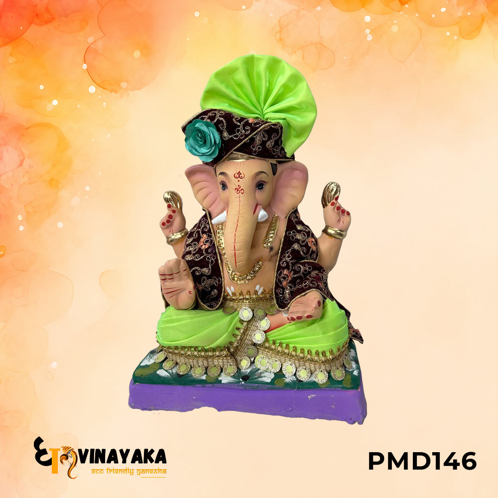 PMD146 - 12 Inch Eco Friendly Ganesha Idol