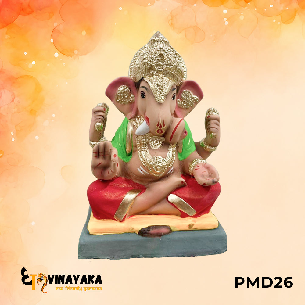 PMD26 - 12 Inch Eco Friendly Ganesha Idol