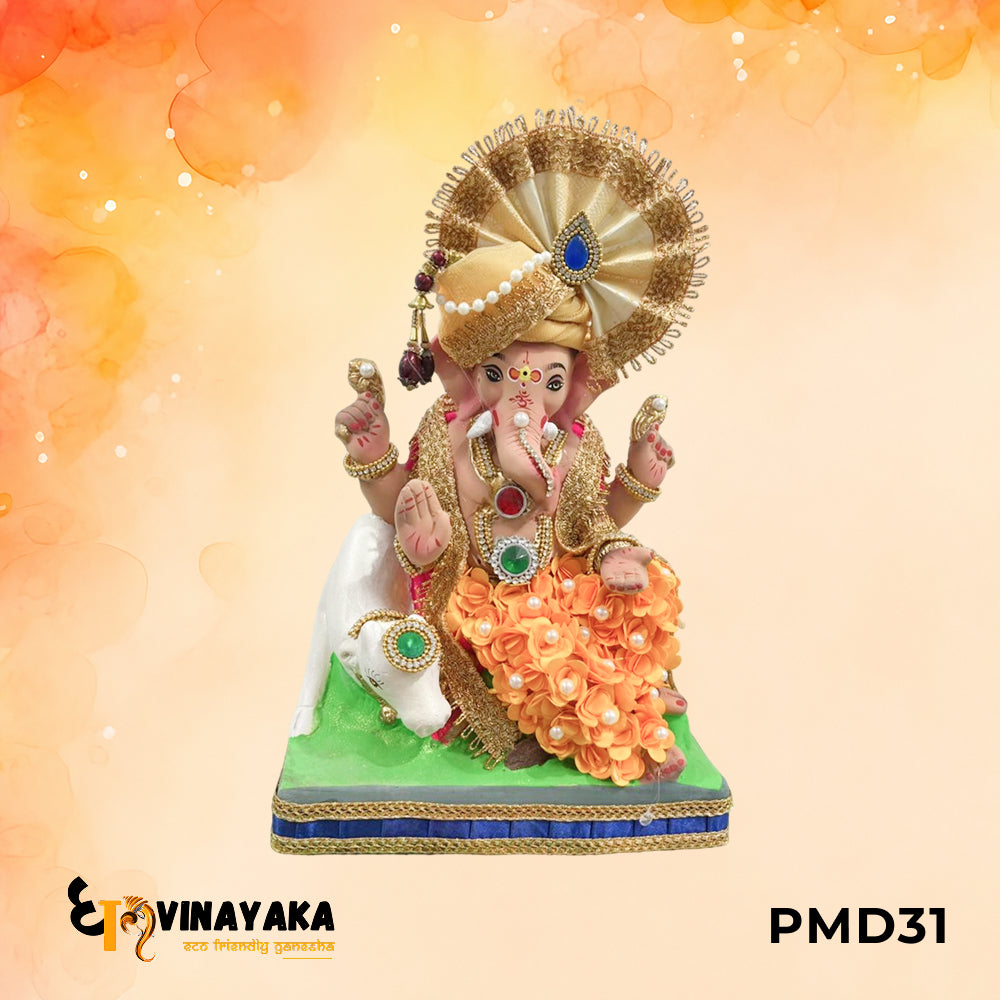 PMD31 - 12 Inch Eco Friendly Ganesha Idol