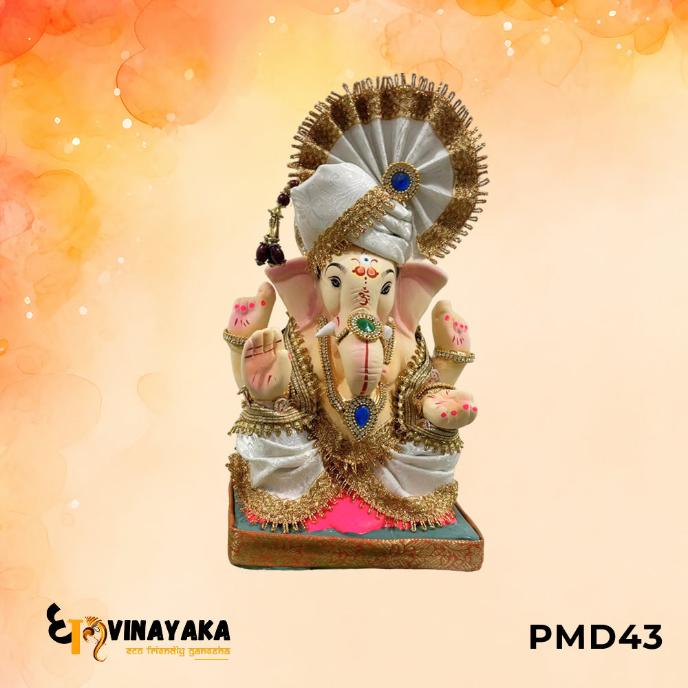 PMD43 - 12 Inch Eco Friendly Ganesha Idol
