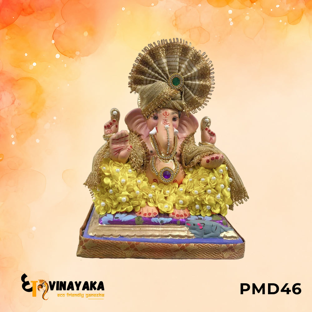 PMD46 - 12 Inch Eco Friendly Ganesha Idol