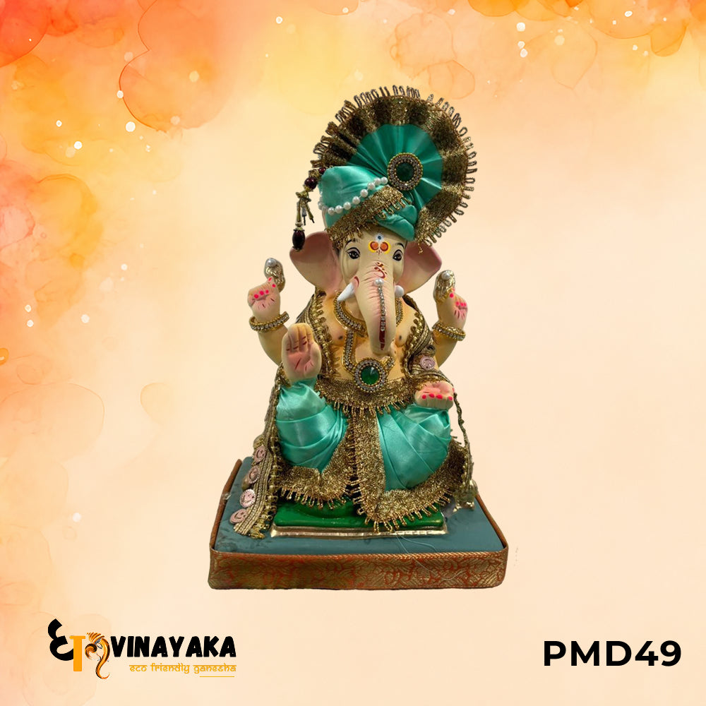 PMD49 - 12 Inch Eco Friendly Ganesha Idol