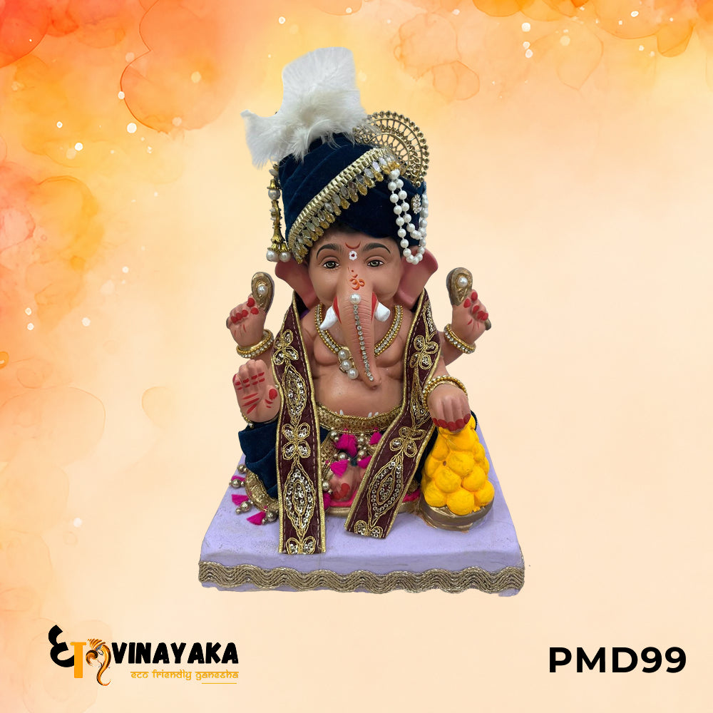 PMD99 - 12 Inch Eco Friendly Ganesha Idol