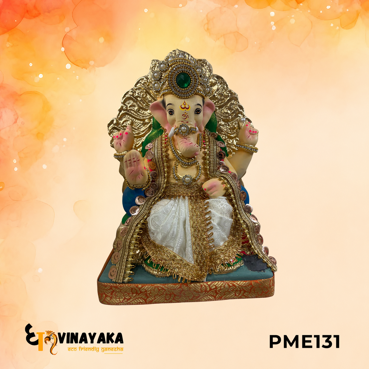 PME131 - 15 Inch Eco Friendly Ganesha Idol