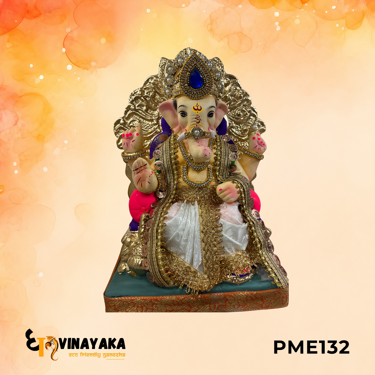 PME132 - 15 Inch Eco Friendly Ganesha Idol