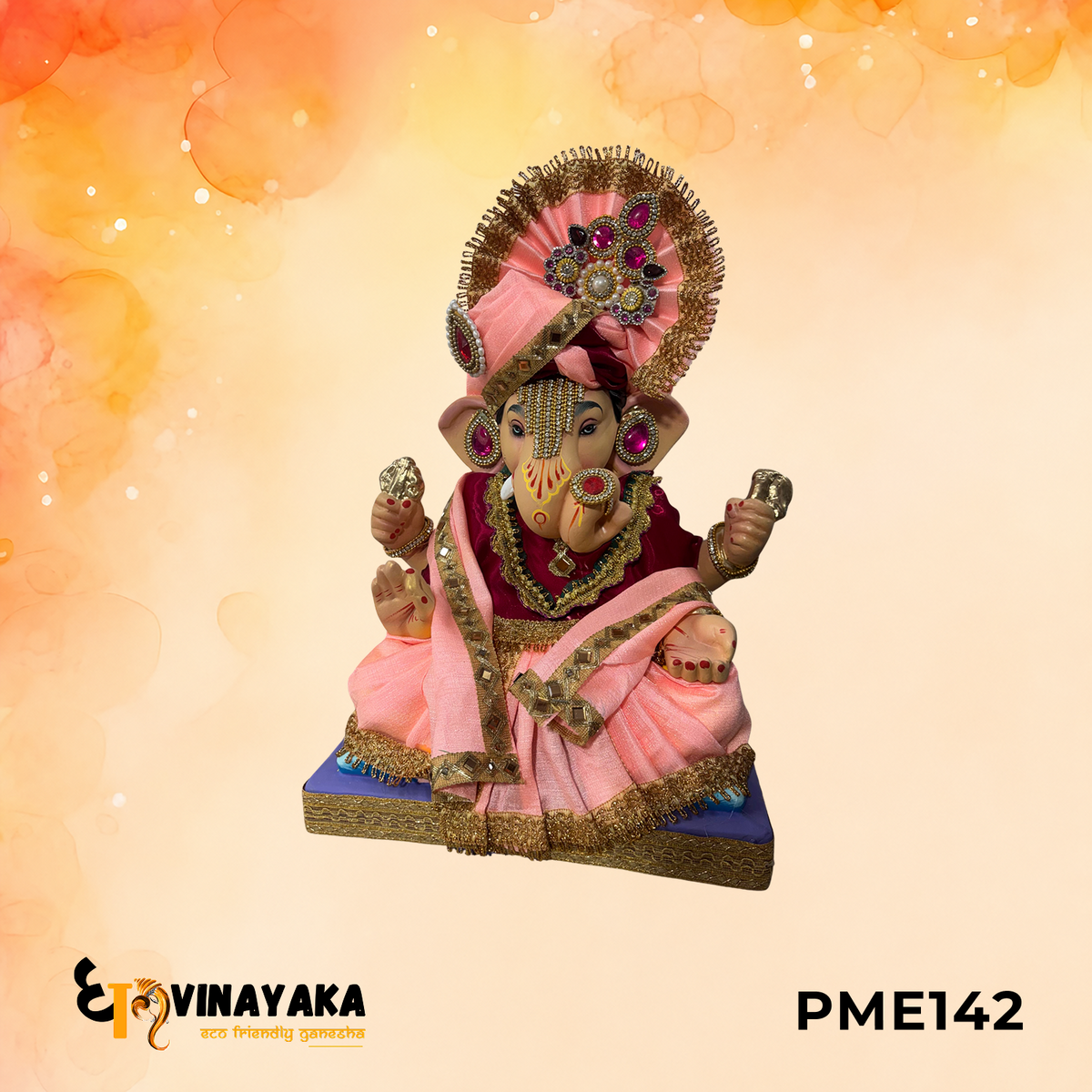 PME142 - 15 Inch Eco Friendly Ganesha Idol