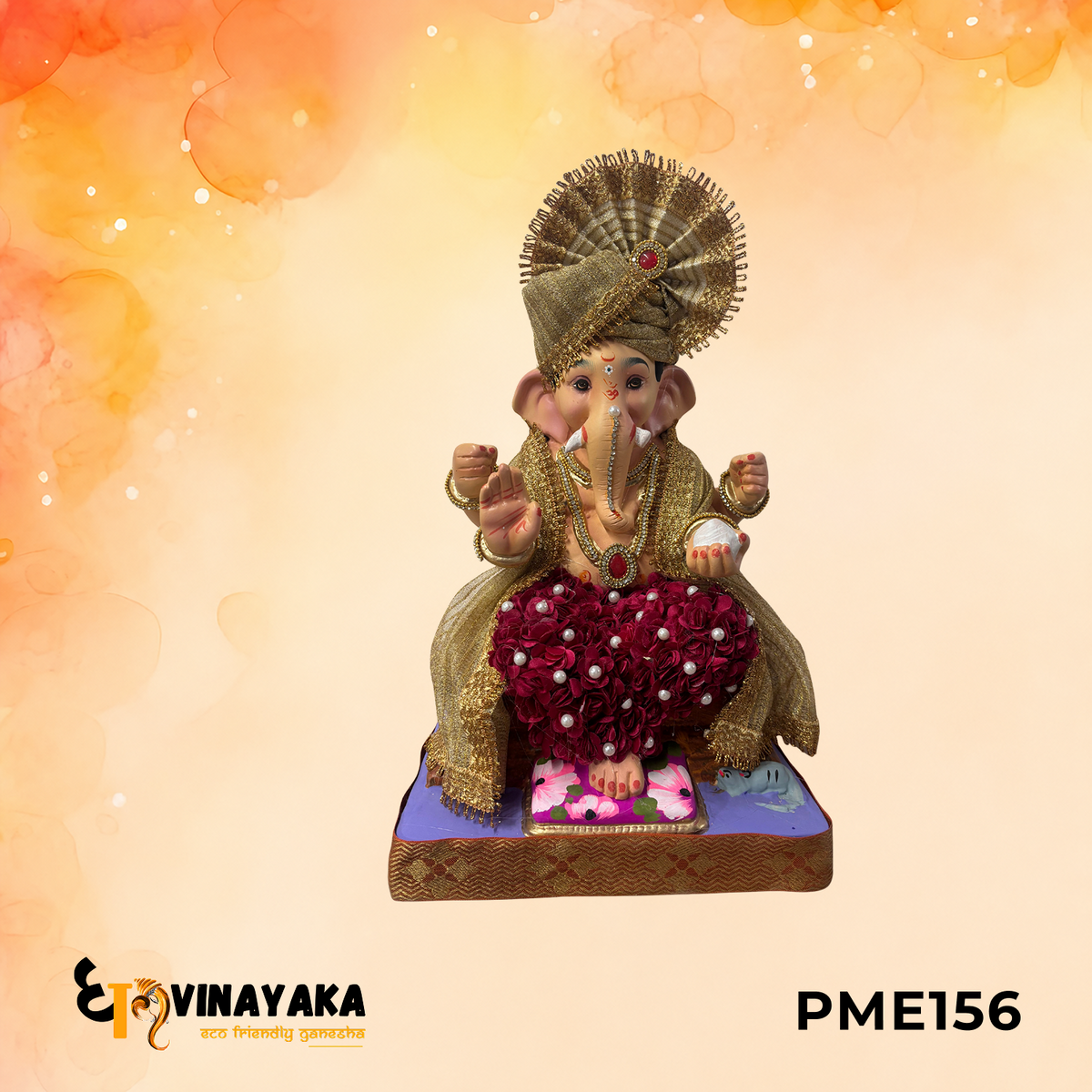 PME156 - 15 Inch Eco Friendly Ganesha Idol