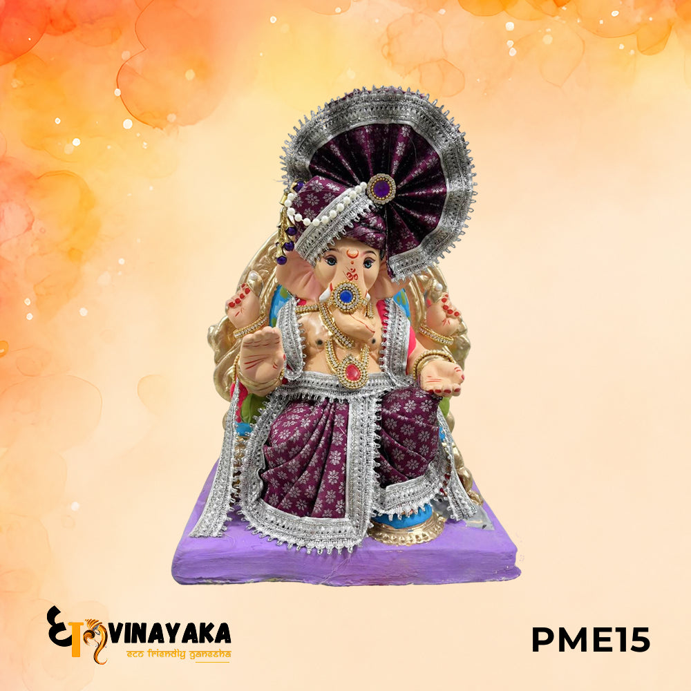 PME15 - 15 Inch Eco Friendly Ganesha Idol