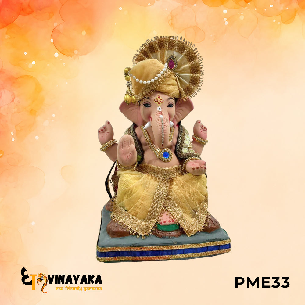 PME33 - 15 Inch Eco Friendly Ganesha Idol