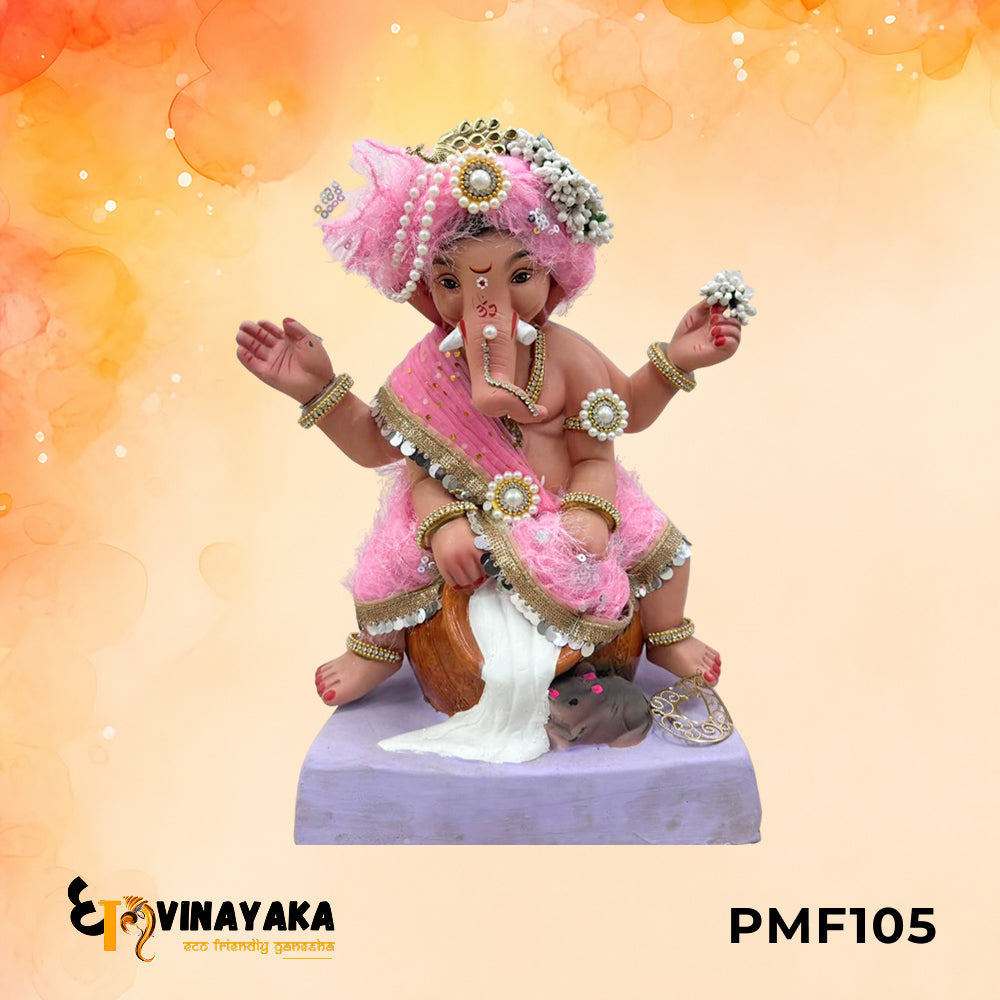 PMF105 - 18 Inch Eco Friendly Ganesha Idol