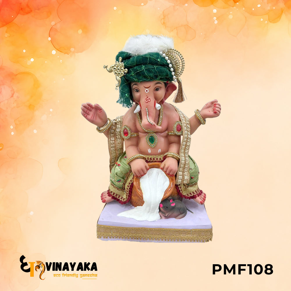 PMF108 - 18 Inch Eco Friendly Ganesha Idol