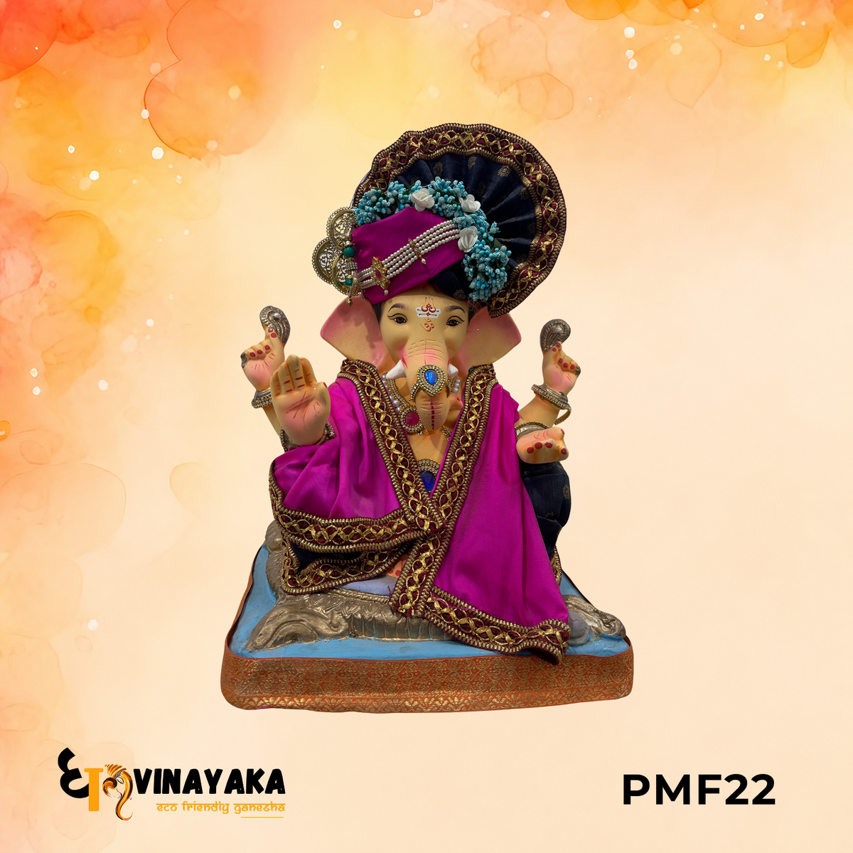 PMF22 - 18 Inch Eco Friendly Ganesha Idol