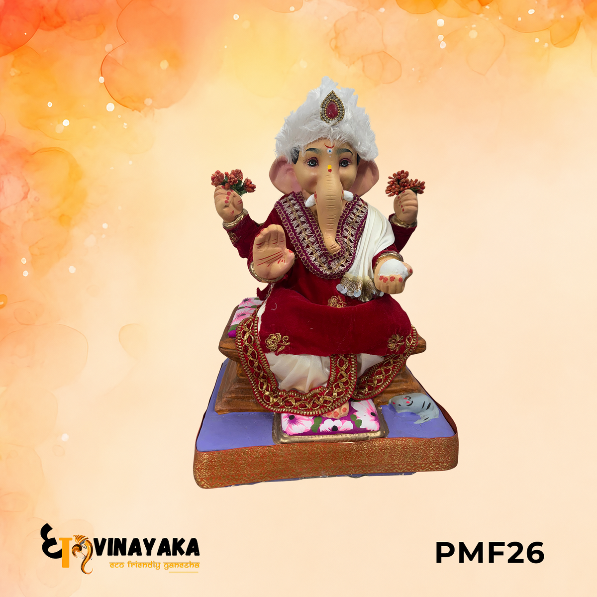 PMF26 - 18 Inch Eco Friendly Ganesha Idol