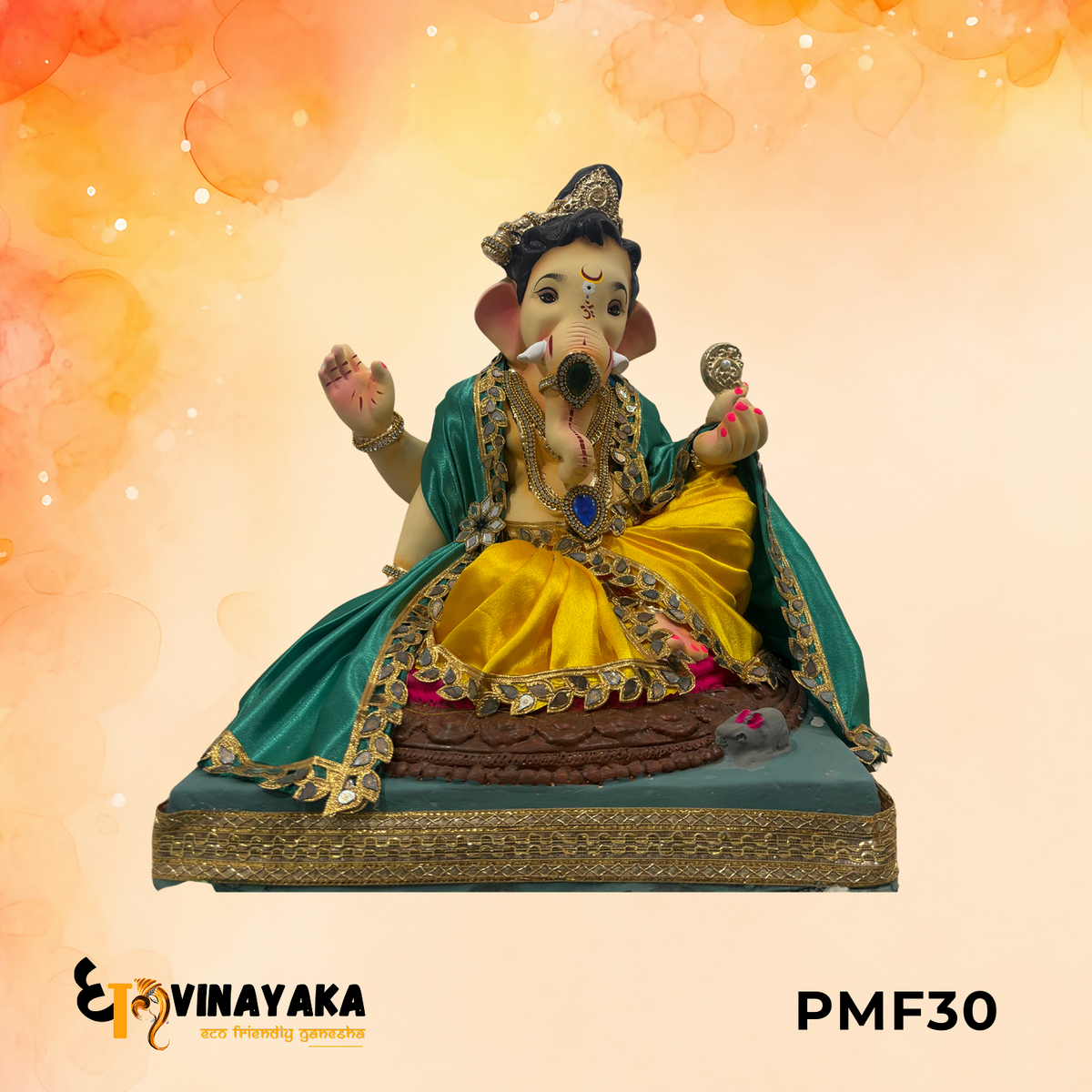 PMF30 - 18 Inch Eco Friendly Ganesha Idol