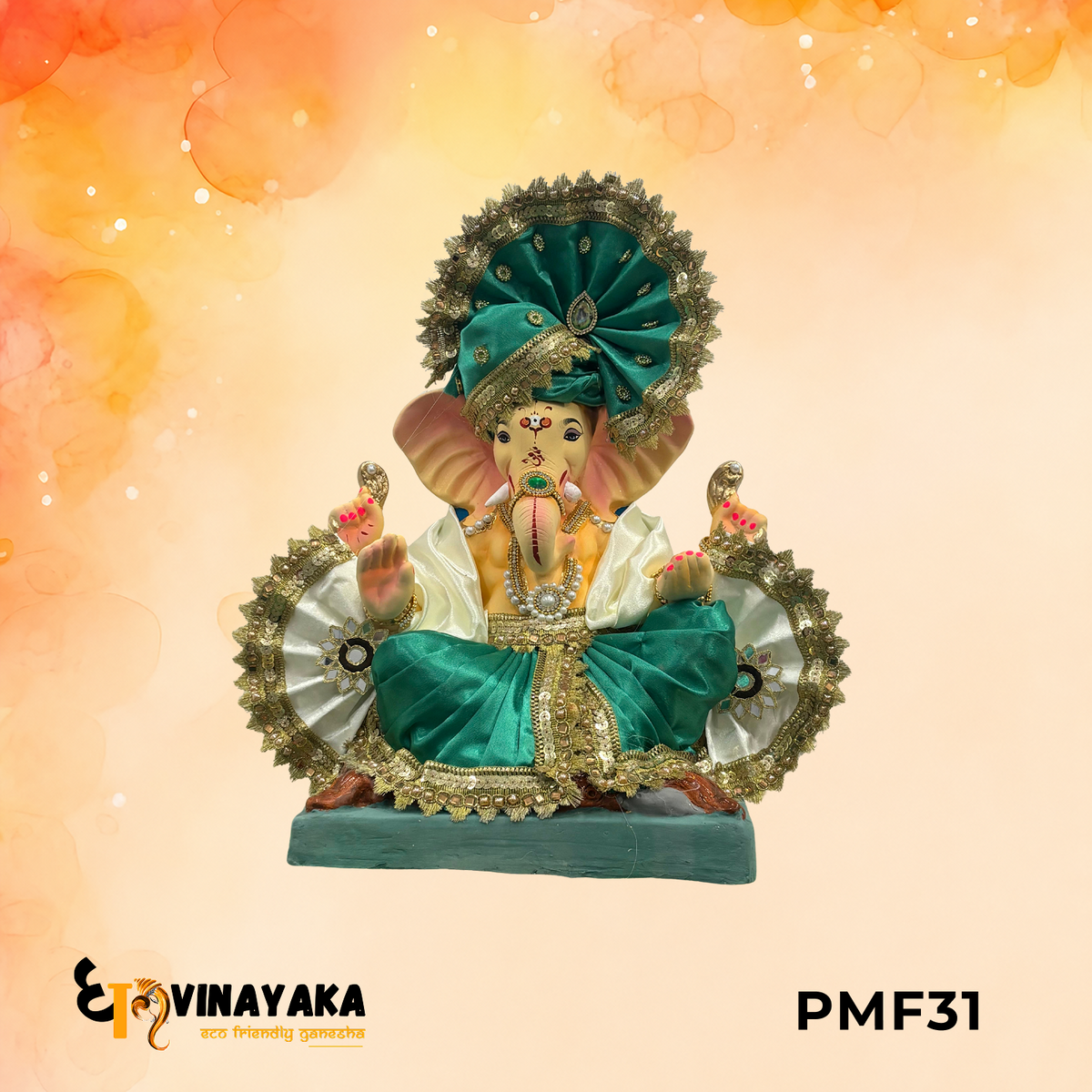 PMF31 - 18 Inch Eco Friendly Ganesha Idol