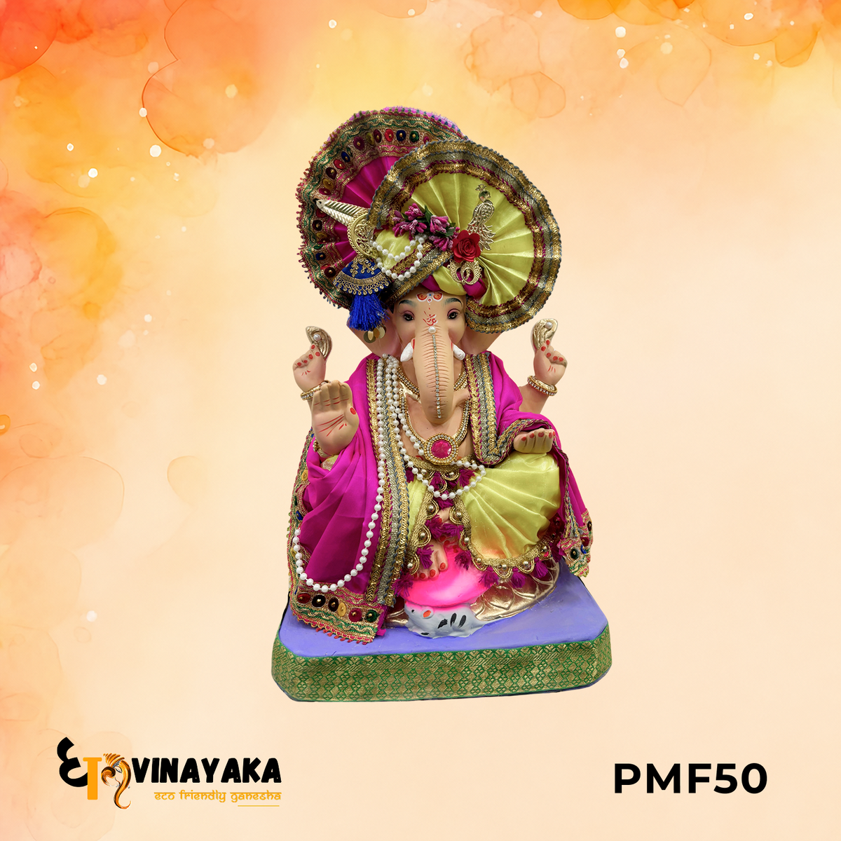 PMF50 - 18 Inch Eco Friendly Ganesha Idol