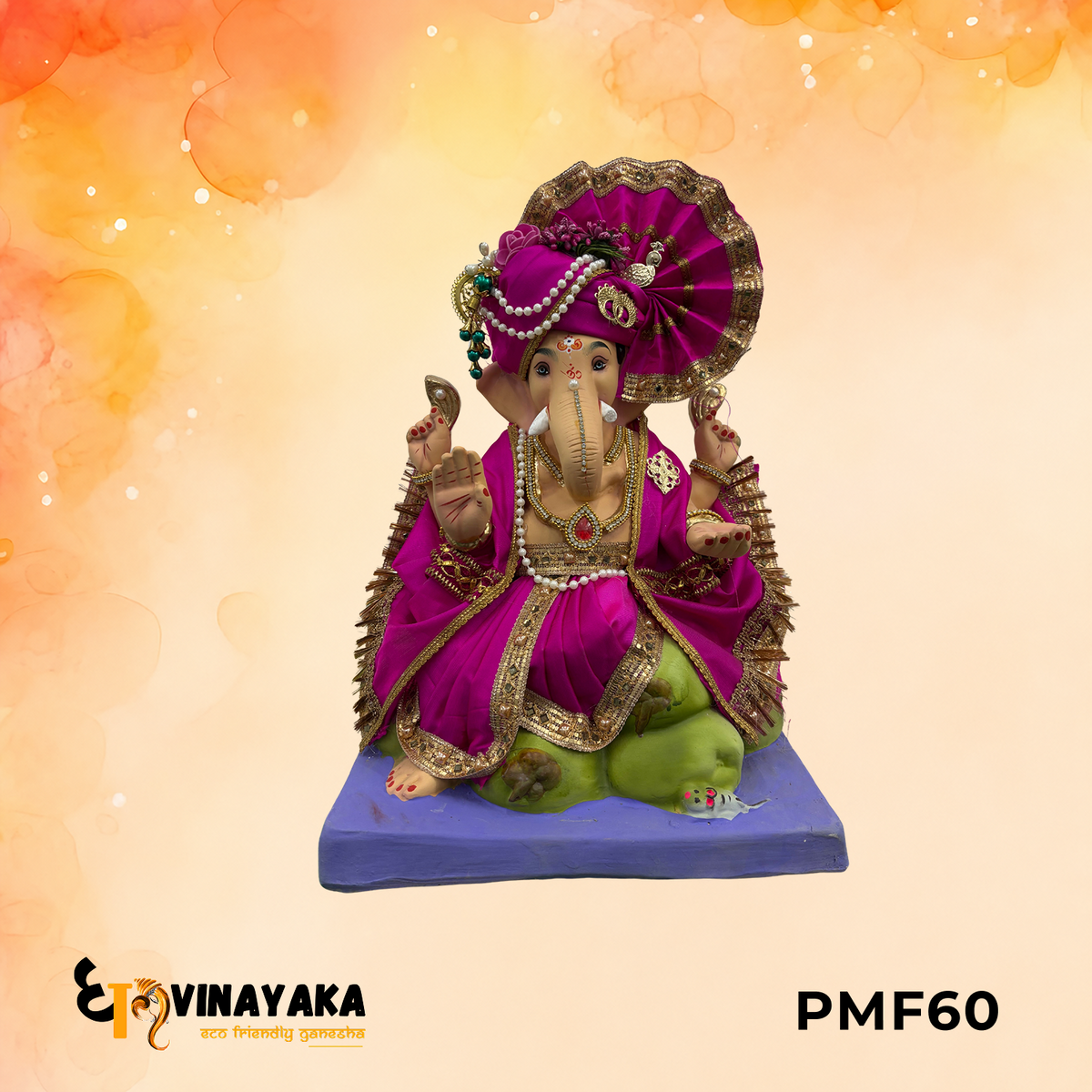 PMF60 - 18 Inch Eco Friendly Ganesha Idol
