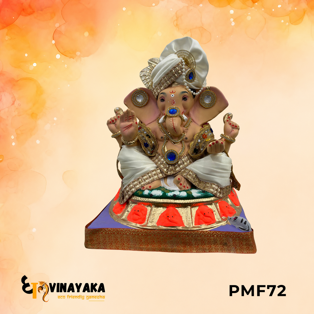 PMF72 - 18 Inch Eco Friendly Ganesha Idol