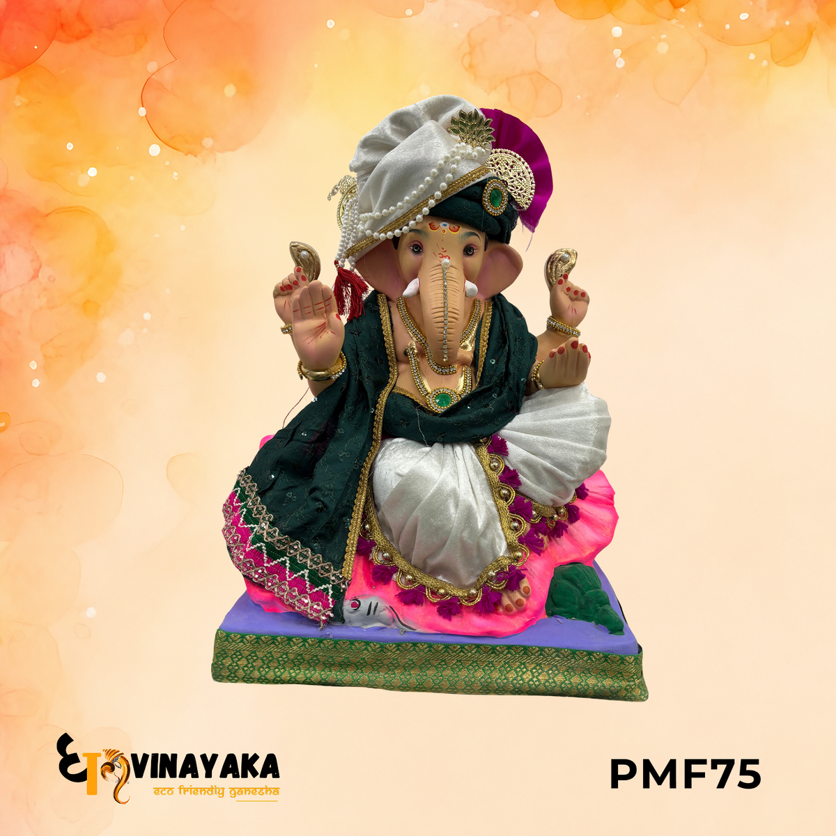 PMF75 - 18 Inch Eco Friendly Ganesha Idol