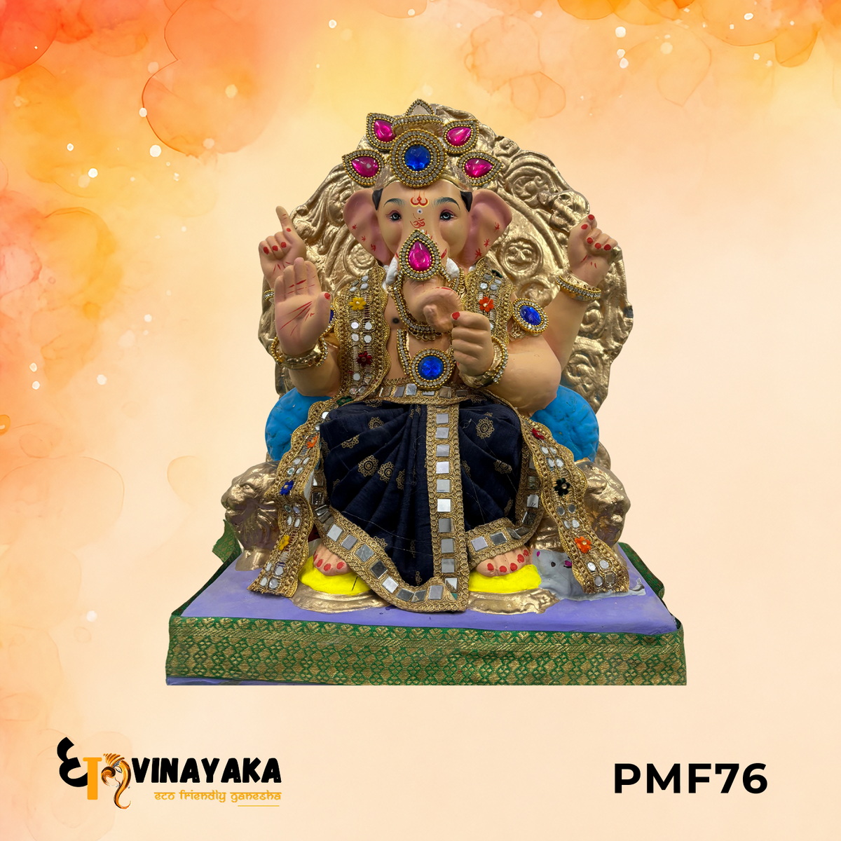 PMF76 - 18 Inch Eco Friendly Ganesha Idol
