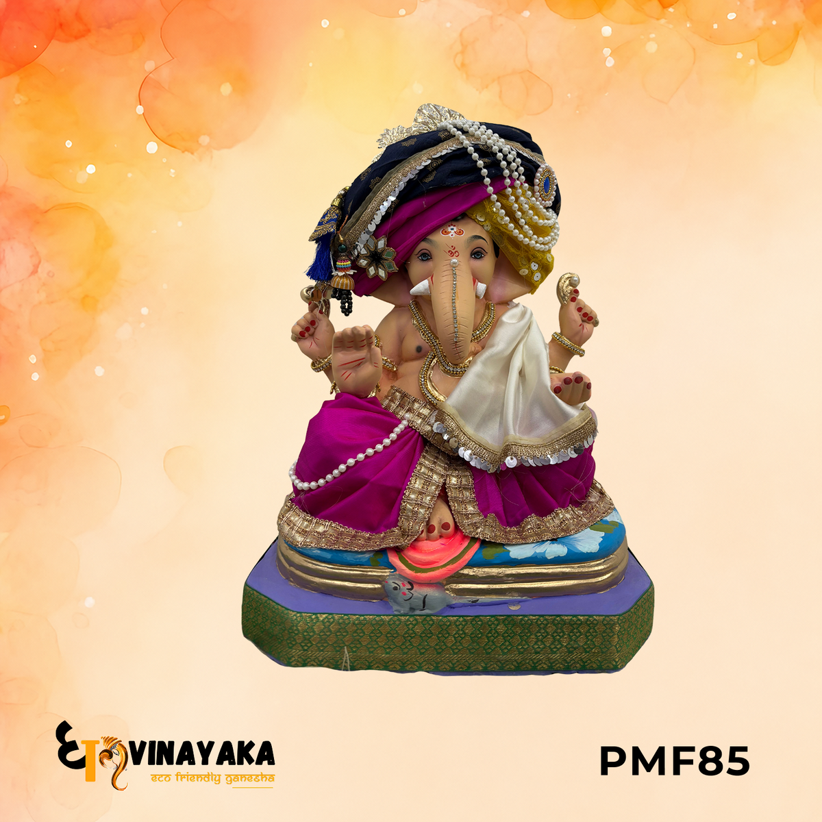PMF85 - 18 Inch Eco Friendly Ganesha Idol