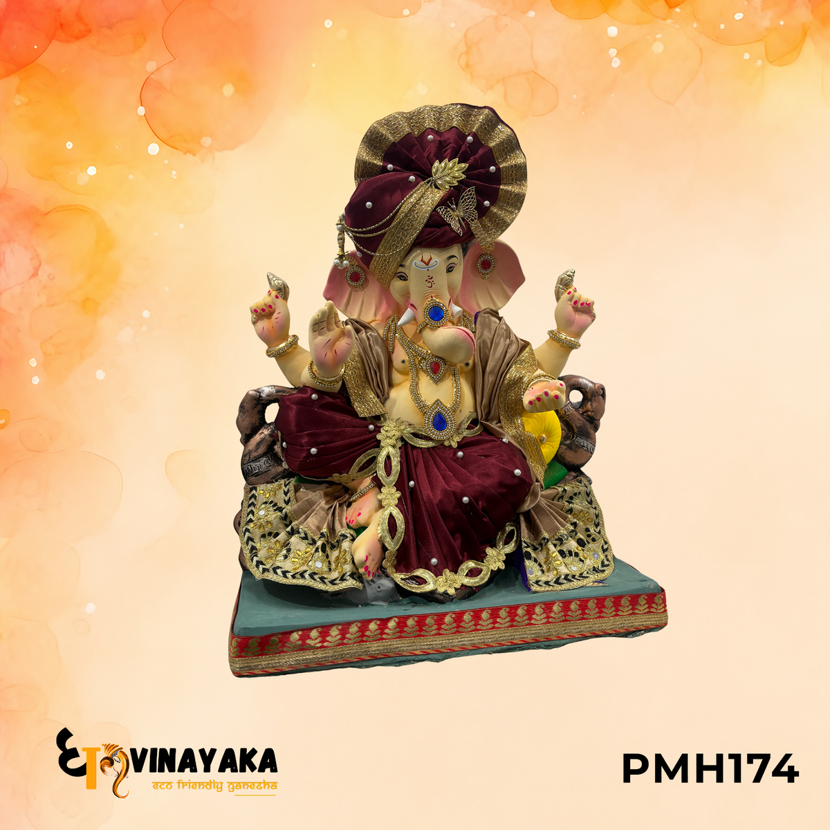 PMH174 - 24 Inch Eco Friendly Ganesha Idol