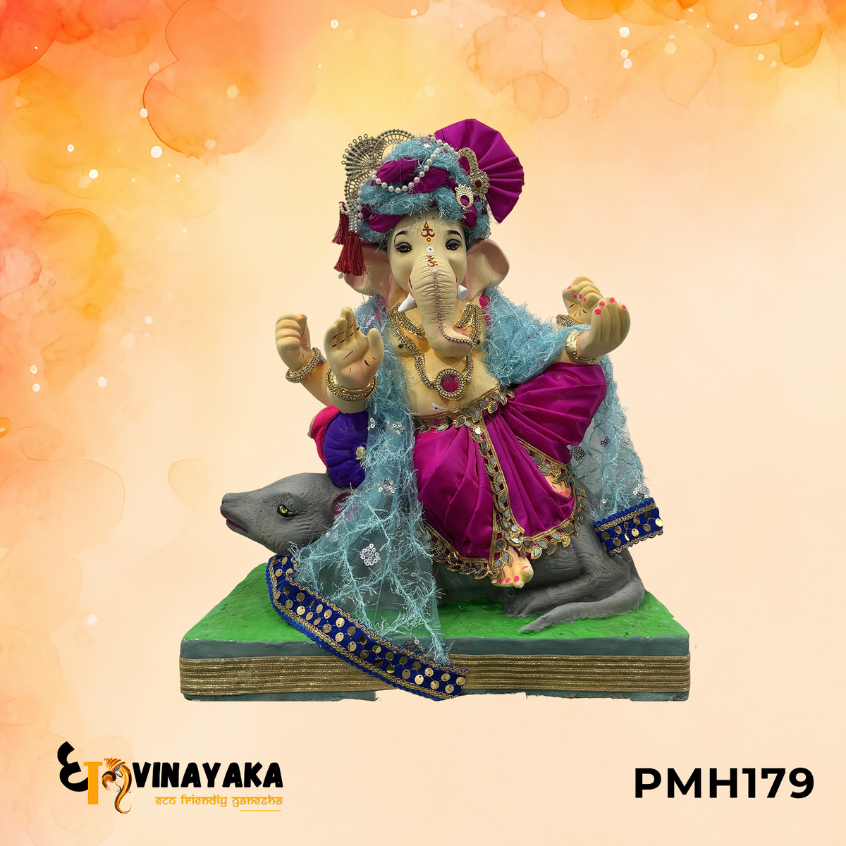 PMH179 - 24 Inch Eco Friendly Ganesha Idol