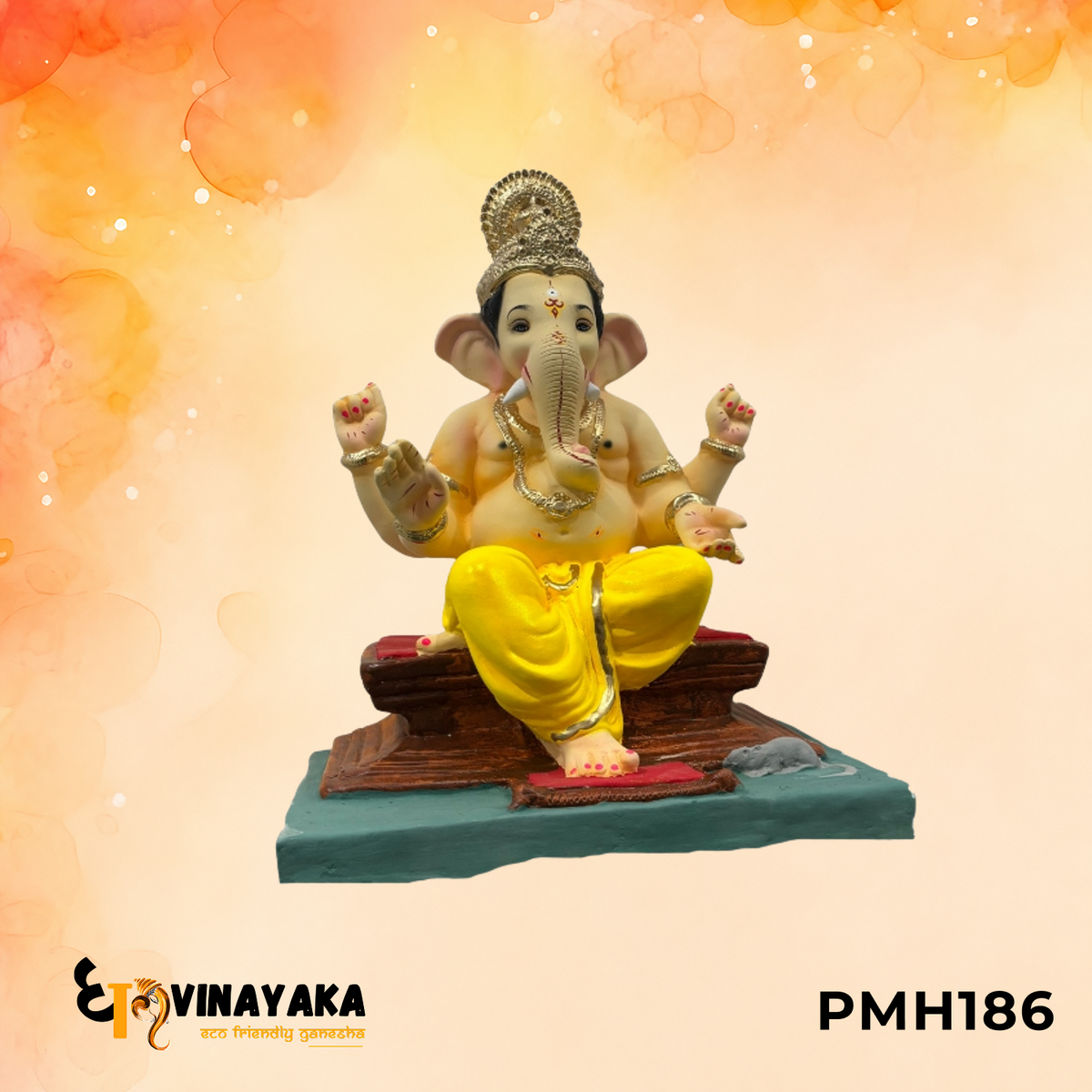 PMH186 - 24 Inch Eco Friendly Ganesha Idol