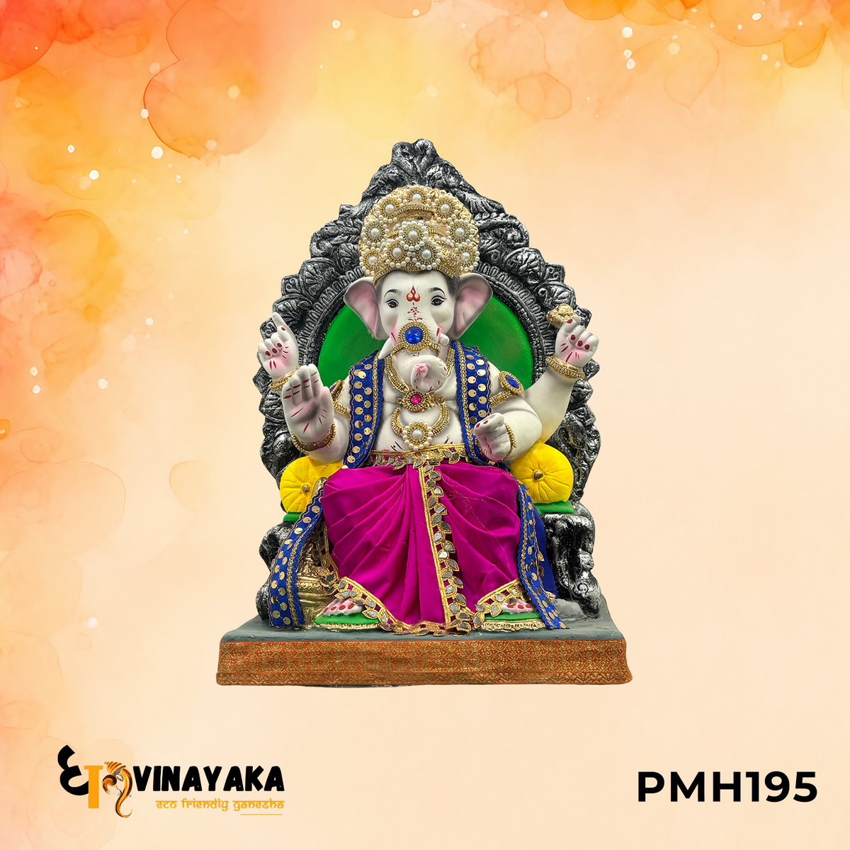PMH195 - 24 Inch Eco Friendly Ganesha Idol