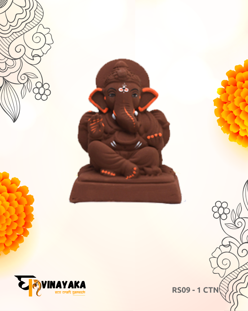 Ganesha RS09 (6 Inch) (Eco-Friendly Ganesha)