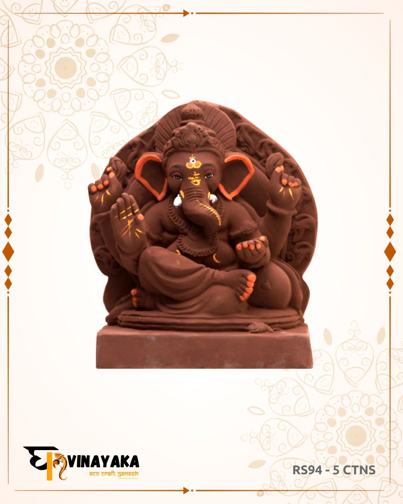 Ganesha RS94 (12 Inch) (Eco-Friendly Ganpati)