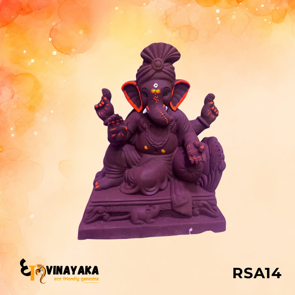 RSA14 - 12 Inch Eco Friendly Ganesha Idol