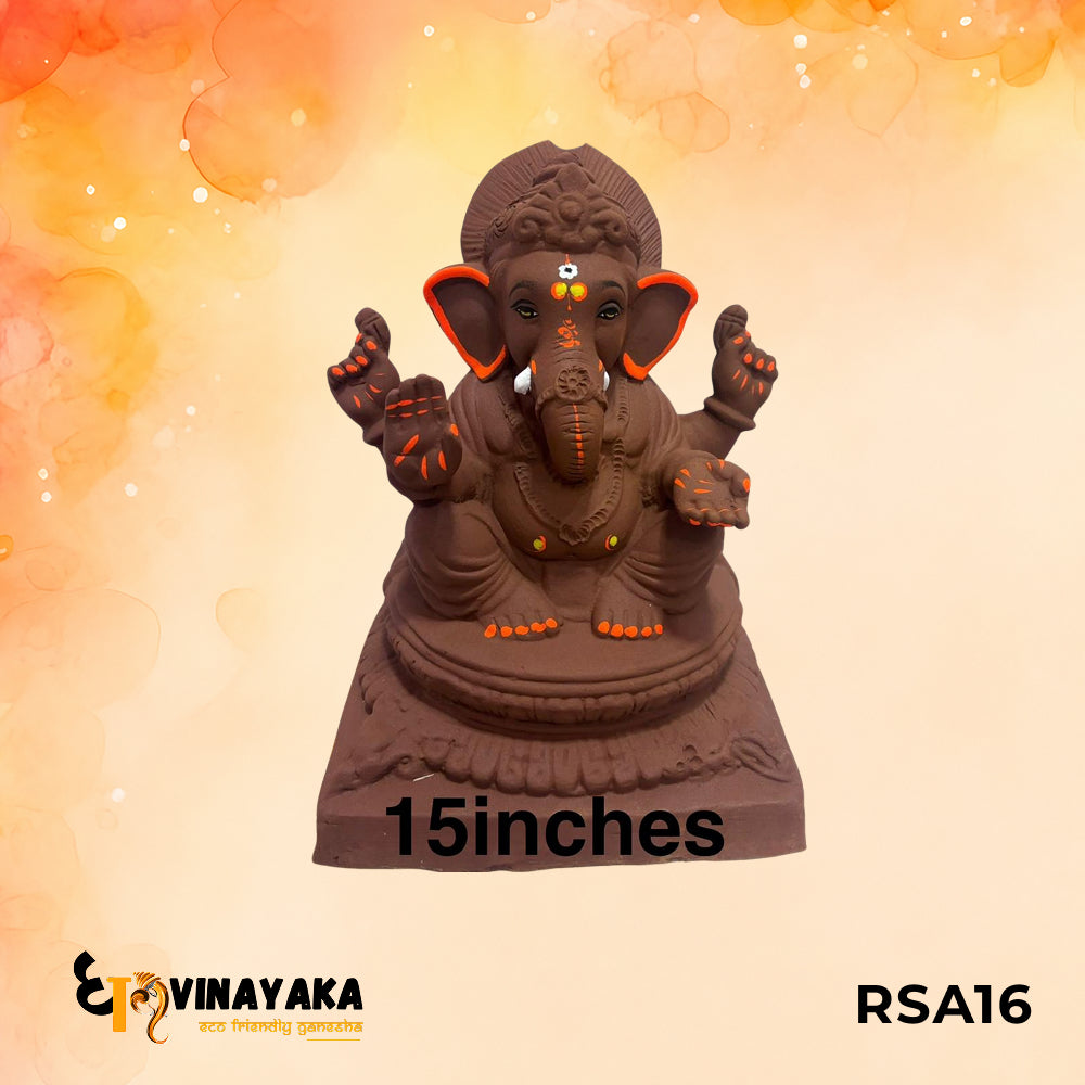 RSA16 - 15 Inch Eco Friendly Ganesha Idol