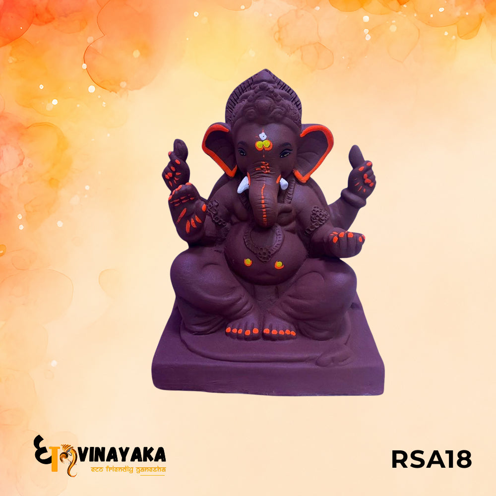 RSA18 - 12 Inch Eco Friendly Ganesha Idol