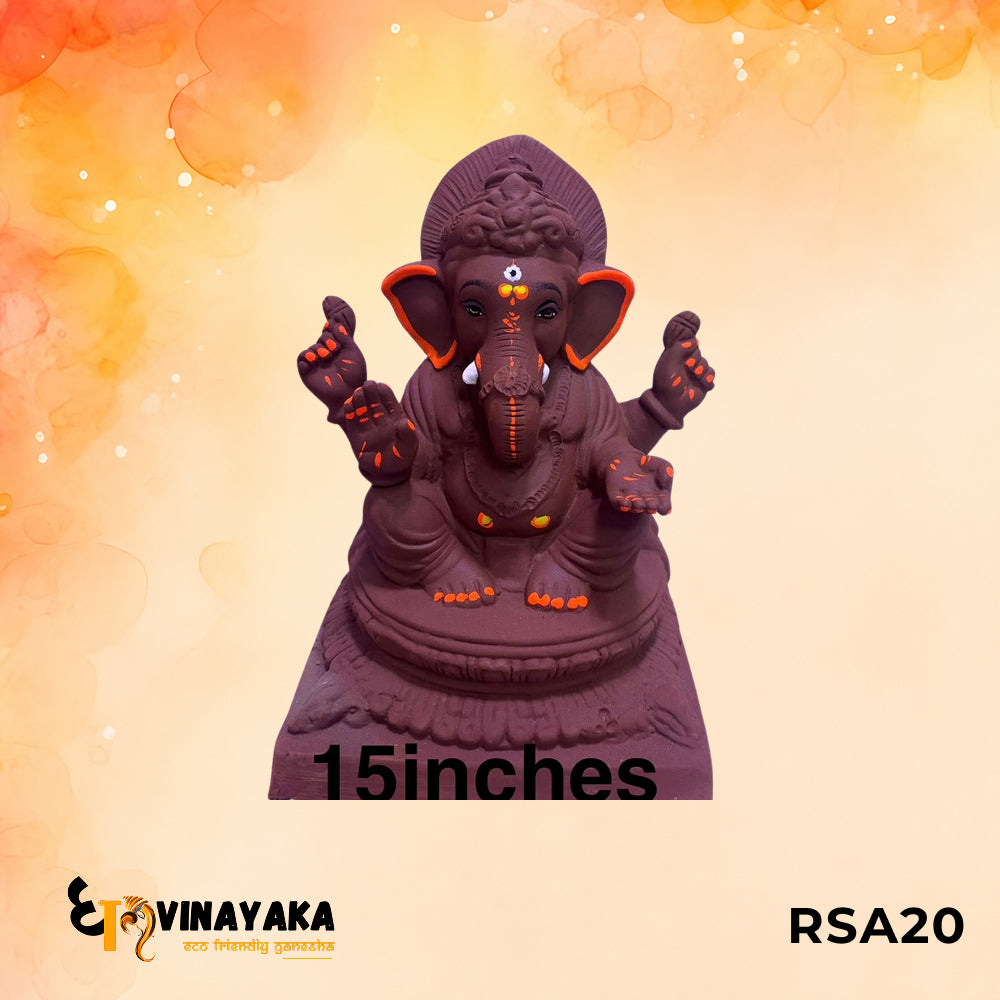 RSA20 - 15 Inch Eco Friendly Ganesha Idol