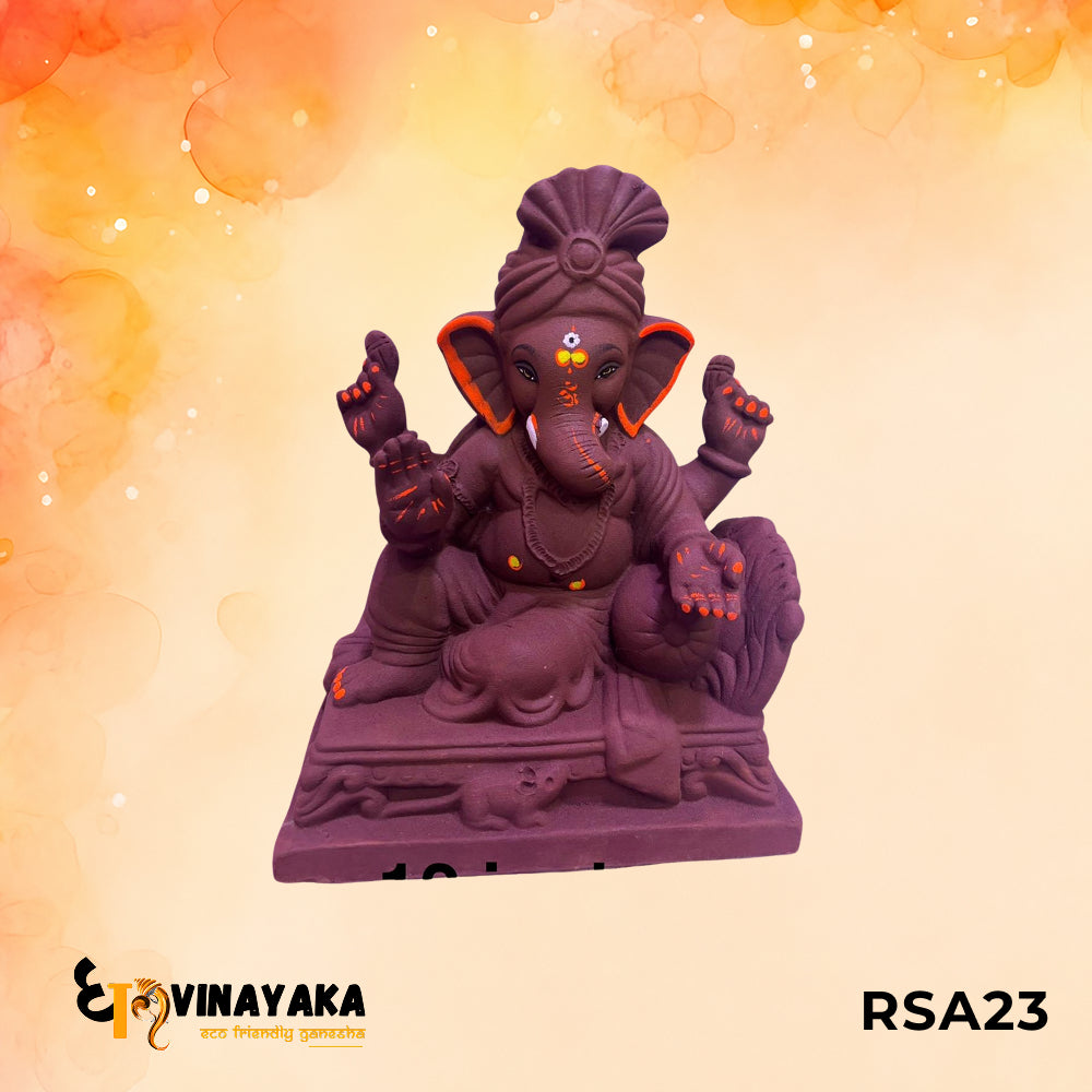 RSA23 - 12 Inch Eco Friendly Ganesha Idol