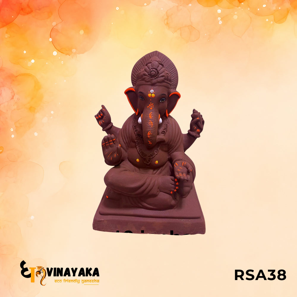 RSA38 - 18 Inch Eco Friendly Ganesha Idol