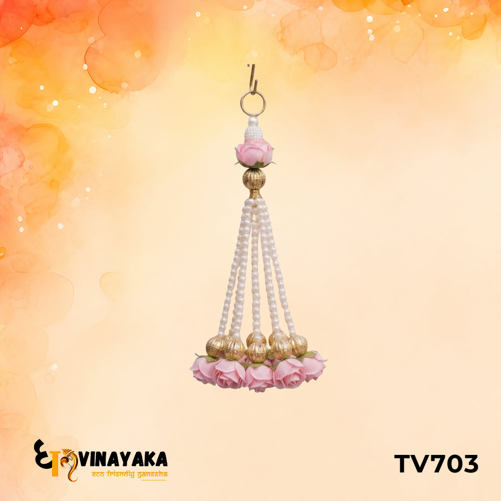 TV703 - Pink Rose Hanging (Single Piece)